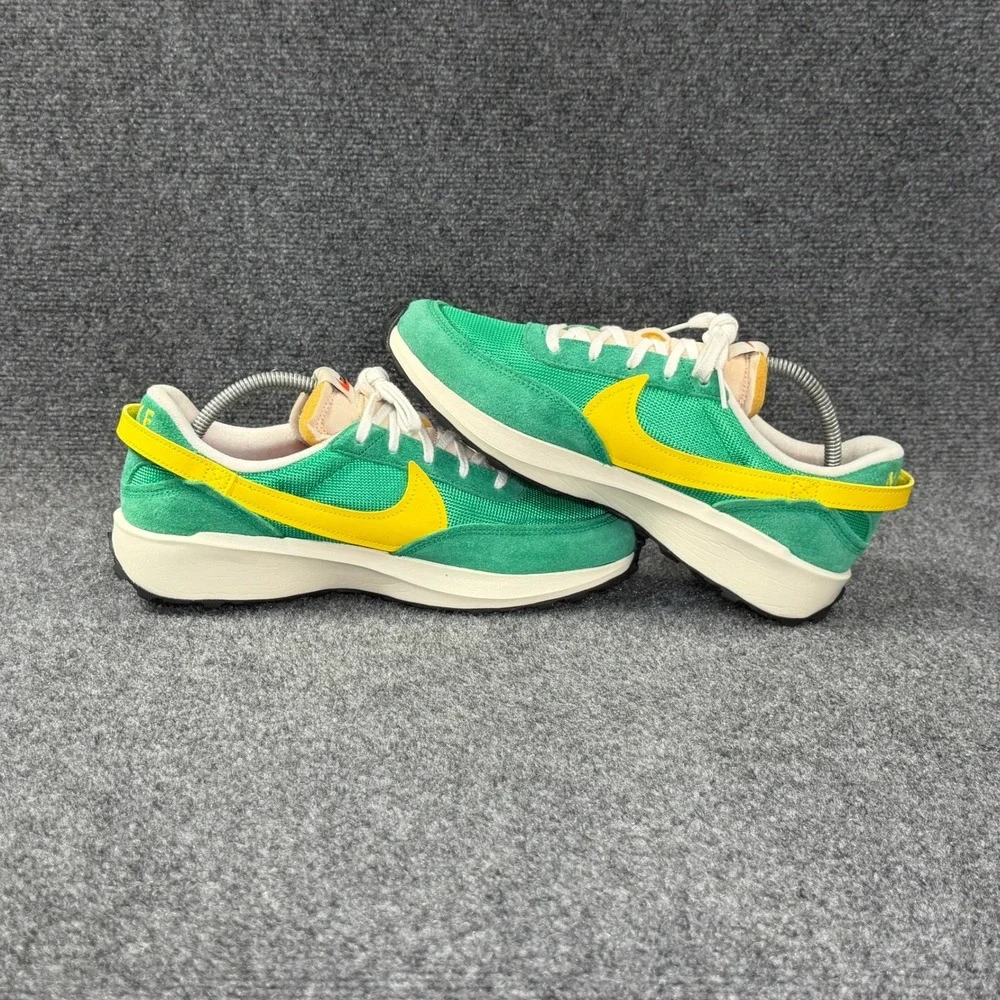 Nike Waffle Debut Vintage Sneaker Womens 10.5 Stadium Green Opti Yellow Athletic
